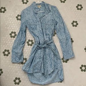 Anthropologie “cloth & stone” chambray dress